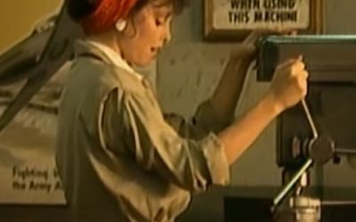 Did you ever notice…. in the music video "Shadows of the Night" by Pat Benetar, she looks like Rosie the Riveter? The video sh…