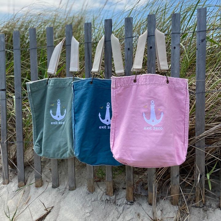 Our rawedge tote bags are great for those busy days spent shopping