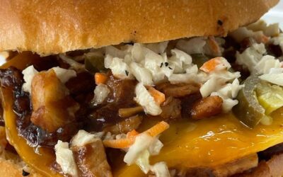 Is this ten-hour slow-roasted BBQ pulled pork with cheddar cheese and spicy slaw making you hungry?? Because it’s doing that to …
