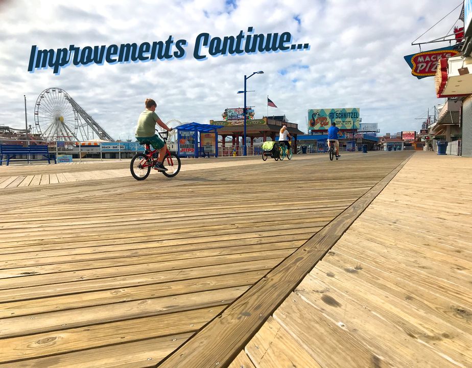 THE WILDWOODS BOARDWALK IMPROVEMENTS CONTINUE! Beginning On Monday ...