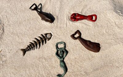 Crack open a cold one with one of our beautifully designed bottle openers. We've got mermaids, whales, sharks, lobsters and dolp…