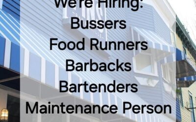 We're Hiring Full-Time and Part-Time positions! Stop in and grab an application!