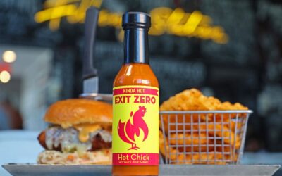 Take home the spice-tastic flavor of Exit Zero Filling Station's Hot Chick sandwich!