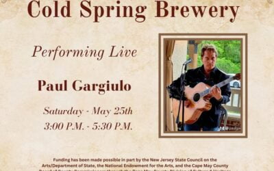 Award-winning Nashville sound Paul Gargiulo will be performing live at Cold Spring Brewery on Saturday, May 25th from 3:00 pm – …