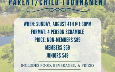 We are only a few weeks away from our 4th annual Grandparent/Grandchild; Parent/Child Golf Tournament!