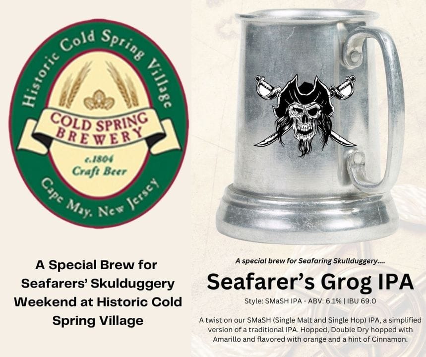 Nothing better than a nice cold Seafarer's Grog IPA on Historic Cold